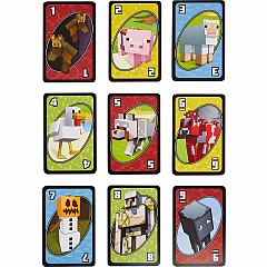 Uno Minecraft Card Game Family