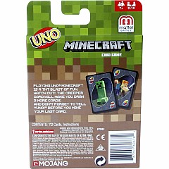 Uno Minecraft Card Game Family
