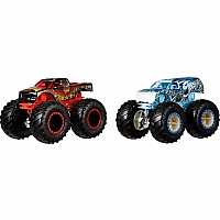 Hot Wheels toy vehicle - Monster Trucks 1:64 Demo Doubles 2-Pk Ast 2022 Mix 2 - 21A