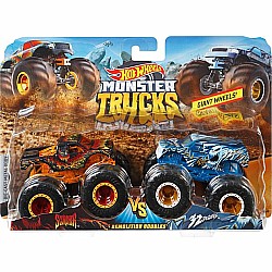 Hot Wheels Monster Trucks 1:64 Demo Doubles 2-pk Collection