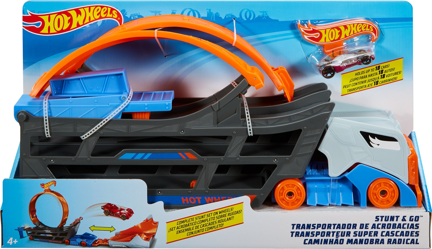 Hot Wheels Stunt  Go Track Set