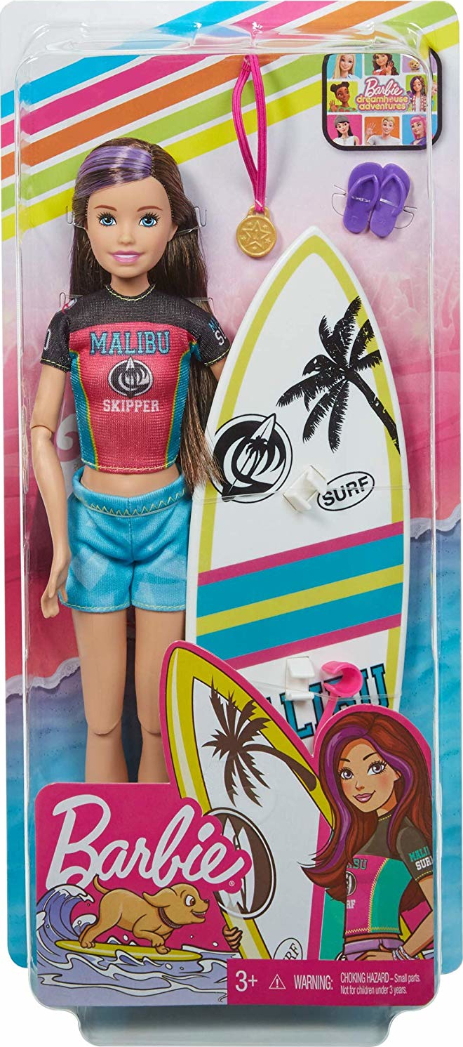 Barbie Dreamhouse Adventures Skipper Surf Doll, approx. 11-inch in Surfing  Fashion, with Accessories - Samko & Miko Toy Warehouse