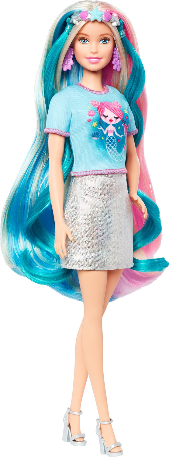 Barbie Fantasy Hair Doll With Mermaid  Unicorn Looks