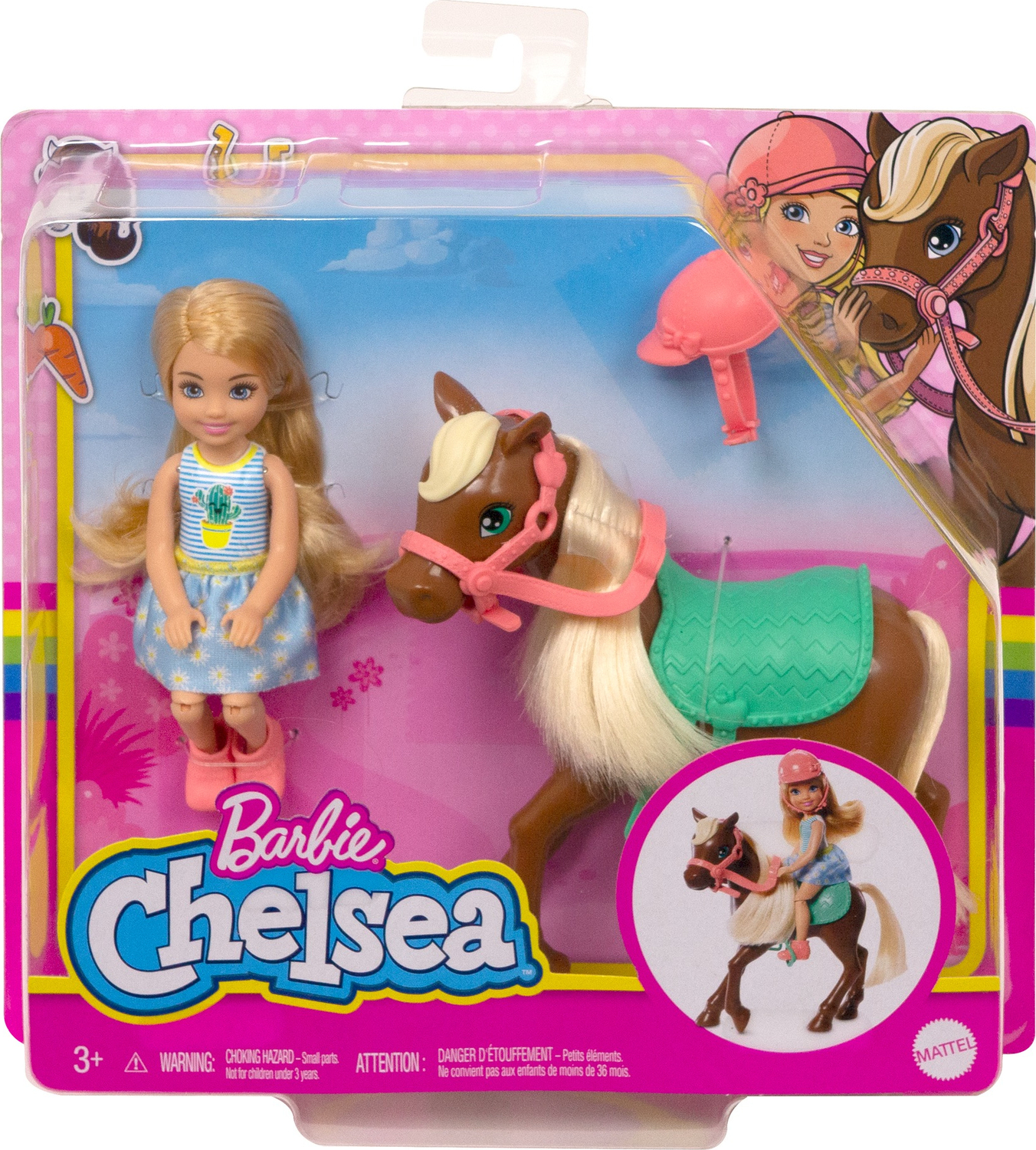 buiten gebruik verontreiniging studio Barbie Chelsea Club Doll And Pony - The Toy Box Hanover