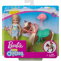 Barbie Chelsea Club Doll And Pony