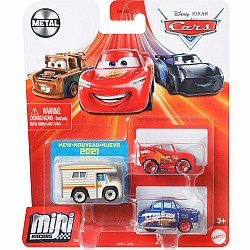 Disney Pixar Cars Mini Racers 3-Pack Assortment