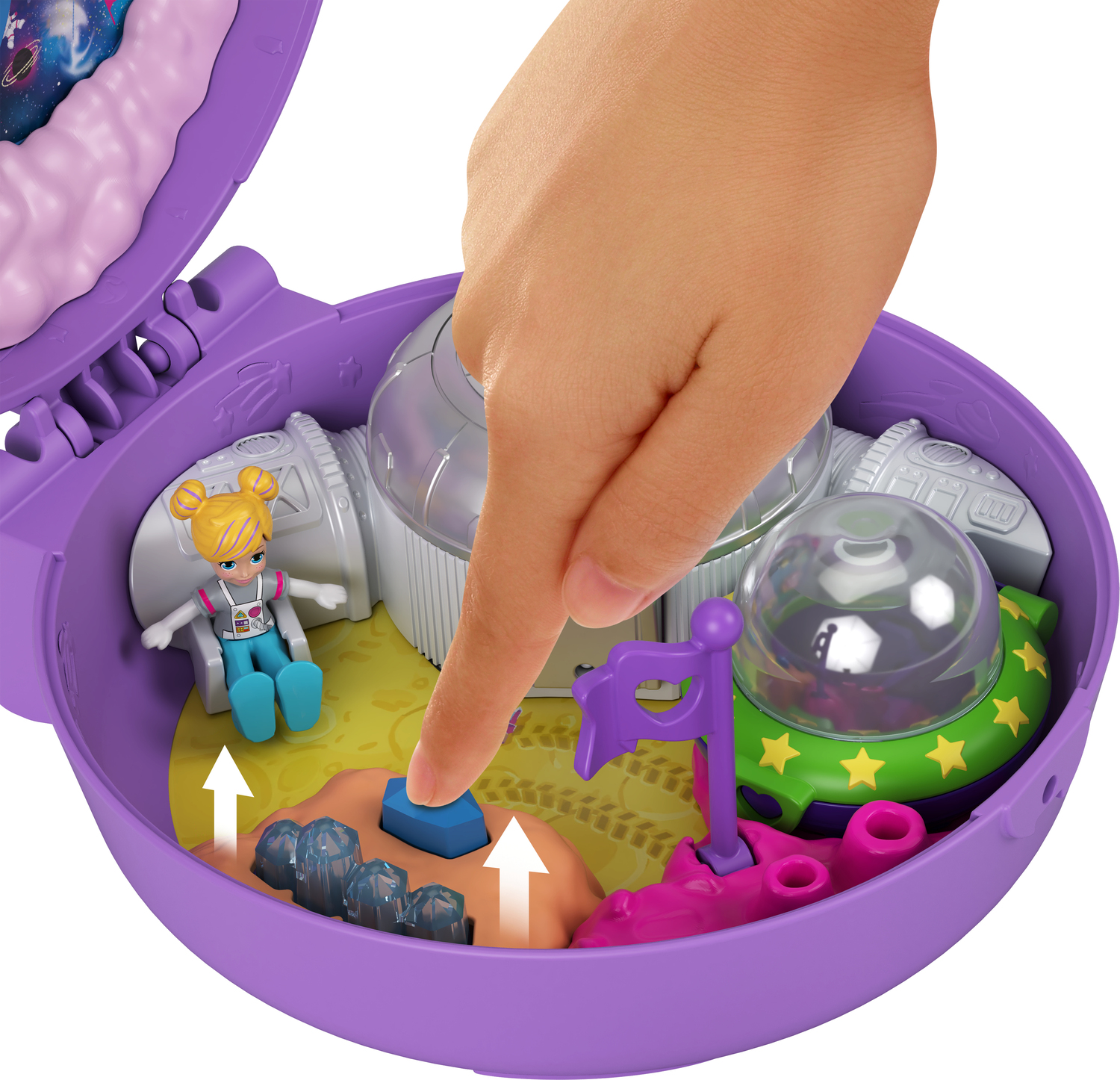 Polly Pocket Saturn Space Explorer Compact - Imagine That Toys