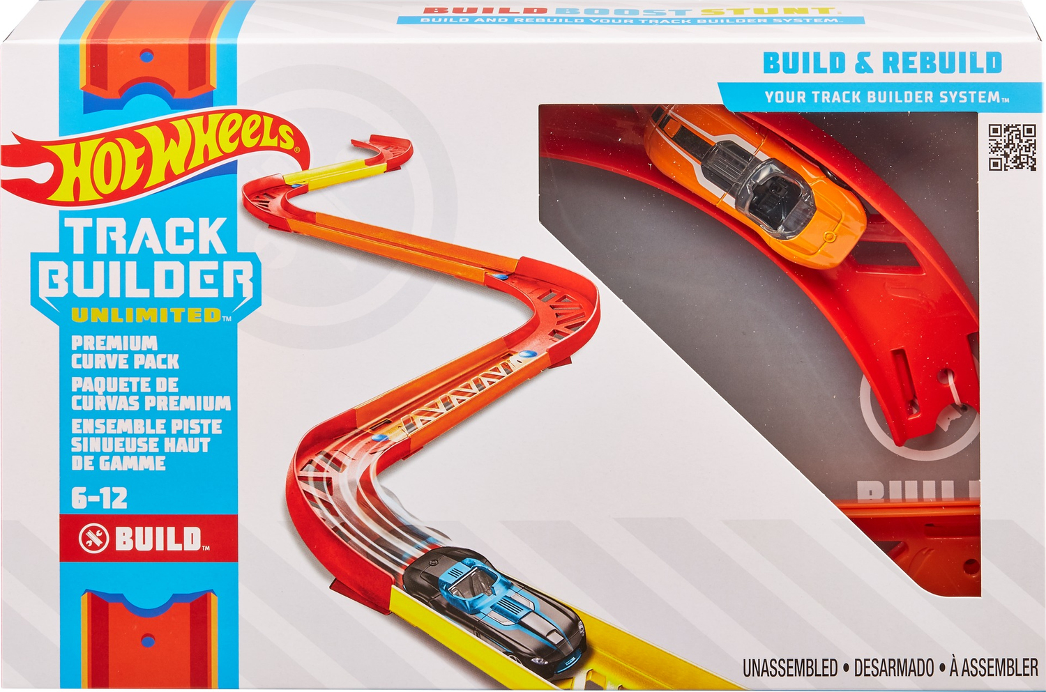 Hot Wheels Track Builder Unlimited Premium Curve Pack Imagine That Toys