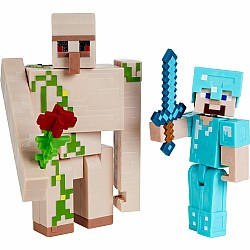 Minecraft Craft-A-Block 2-Pack Figures (assorted)