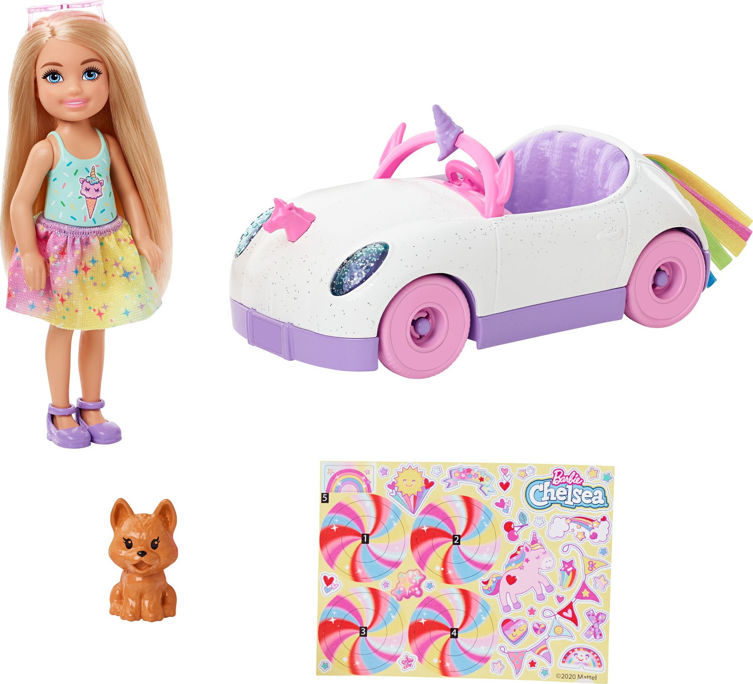 Barbie Chelsea Doll And Car