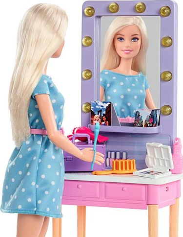 Barbie Big City, Big Dreams “Malibu” Doll & Dressing Room Playset - Imagine  That Toys