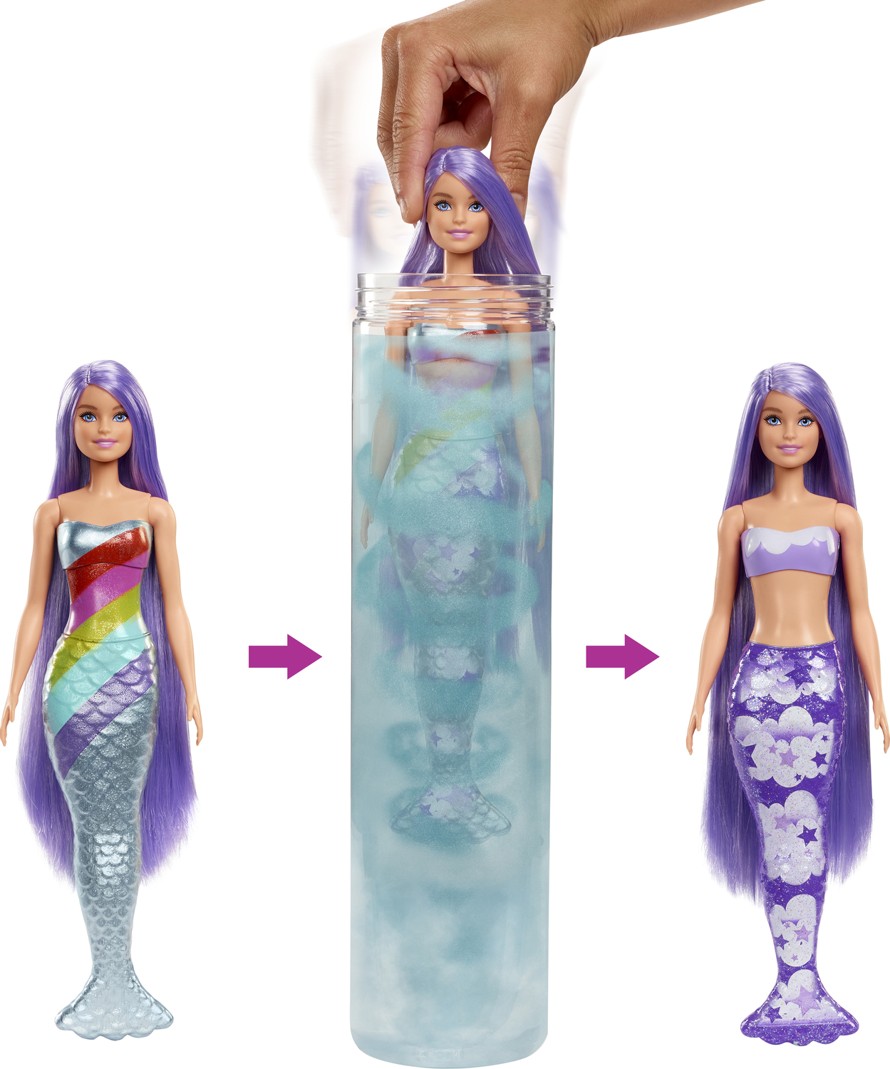 Barbie Color Reveal Mermaid Doll - Imagine That Toys