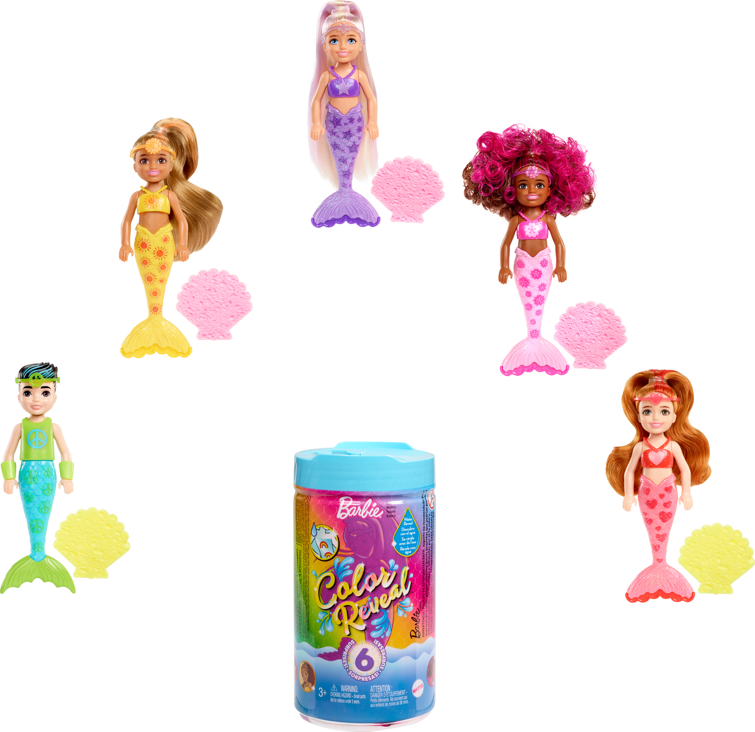 Barbie Color Reveal Doll Assortment [Styles May Vary]並行輸入品
