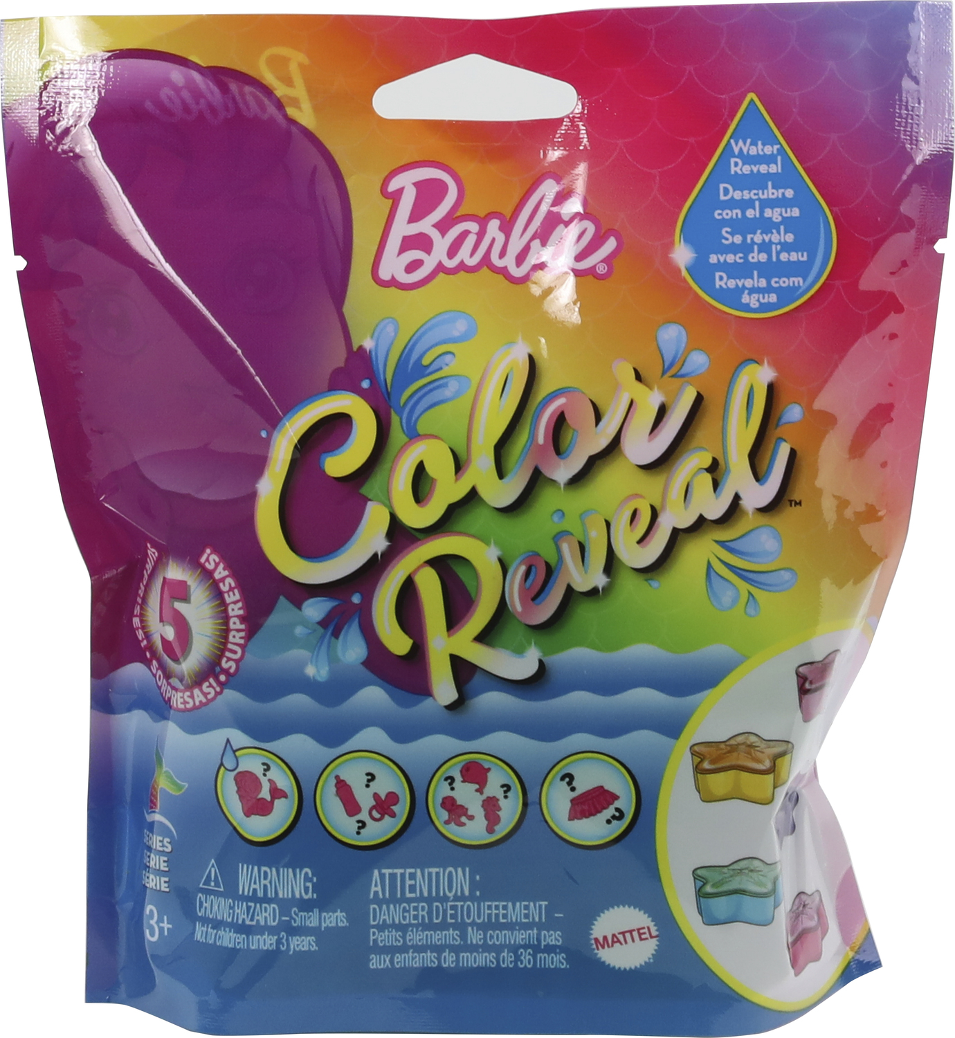 Barbie Color Reveal Fiesta Multicolor