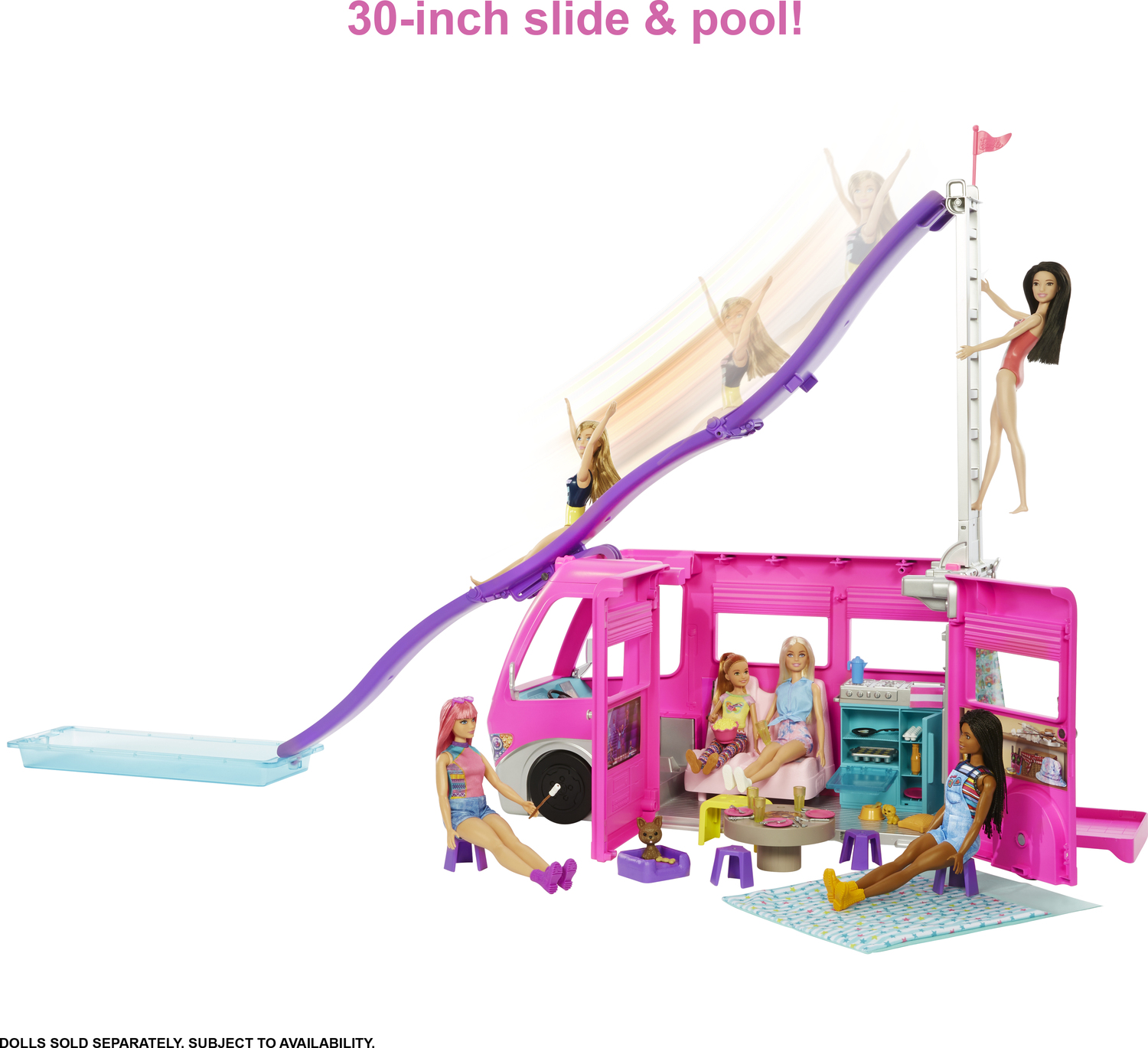 bitter Net halstørklæde Barbie Dream Camper Vehicle Playset - The Toy Box Hanover