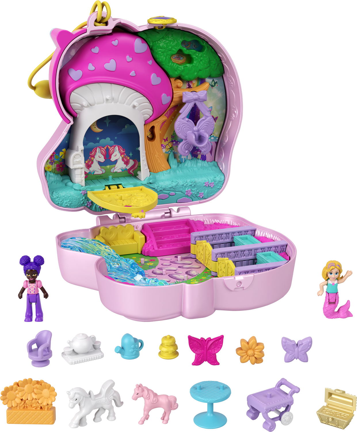 Polly Pocket Unicorn Forest Compact