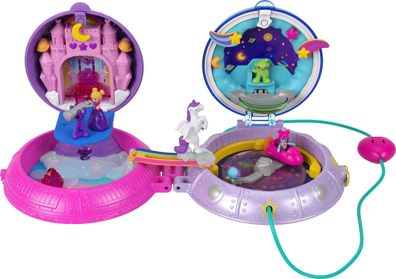 Vloeibaar audit En Polly Pocket Double Play Space Compact - Toys To Love