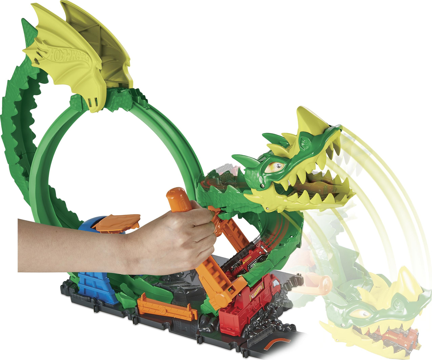 Hot Wheels Dragon Drive Firefight - Lucky Duck Toys