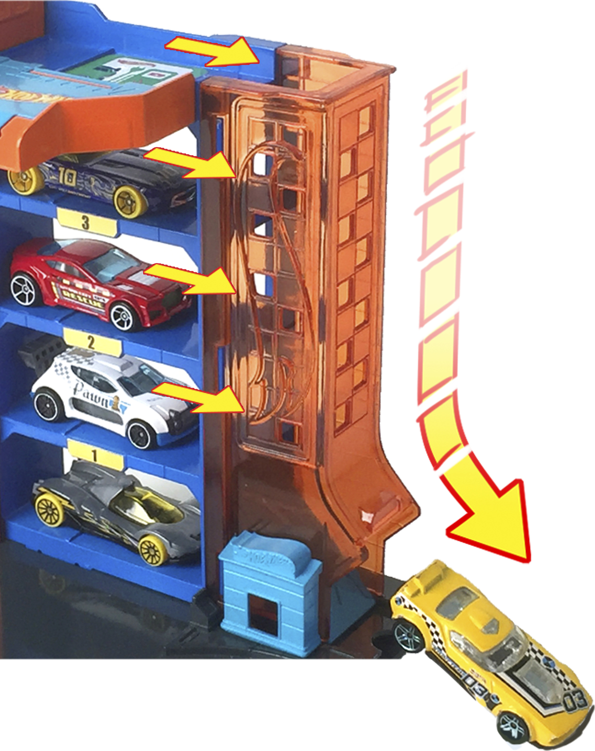 Hot Wheels City Parking Garage - 21A - Toys To Love