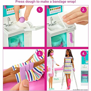Barbie ​ Fast Cast Clinic Playset
