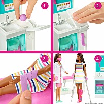 Barbie ​ Fast Cast Clinic Playset