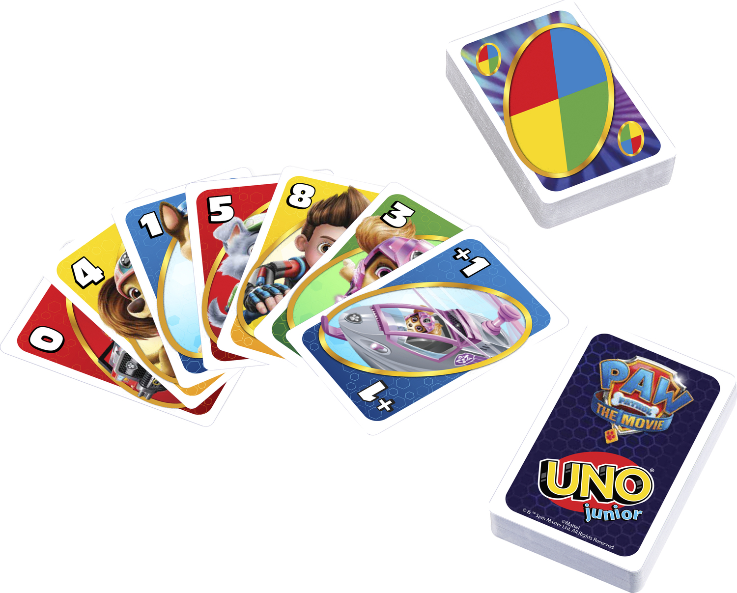 UNO Junior Paw Patrol Card Game Shedding