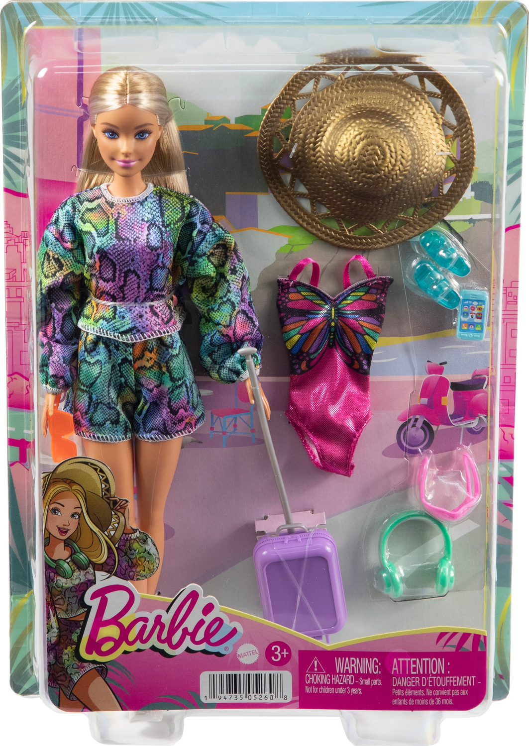 stropdas Agnes Gray Laat je zien Barbie Summer Vacation - Imagine That Toys