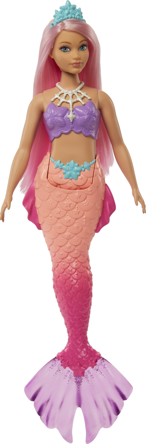 Barbie Dreamtopia Doll - Mermaid Curvy Pink Hair