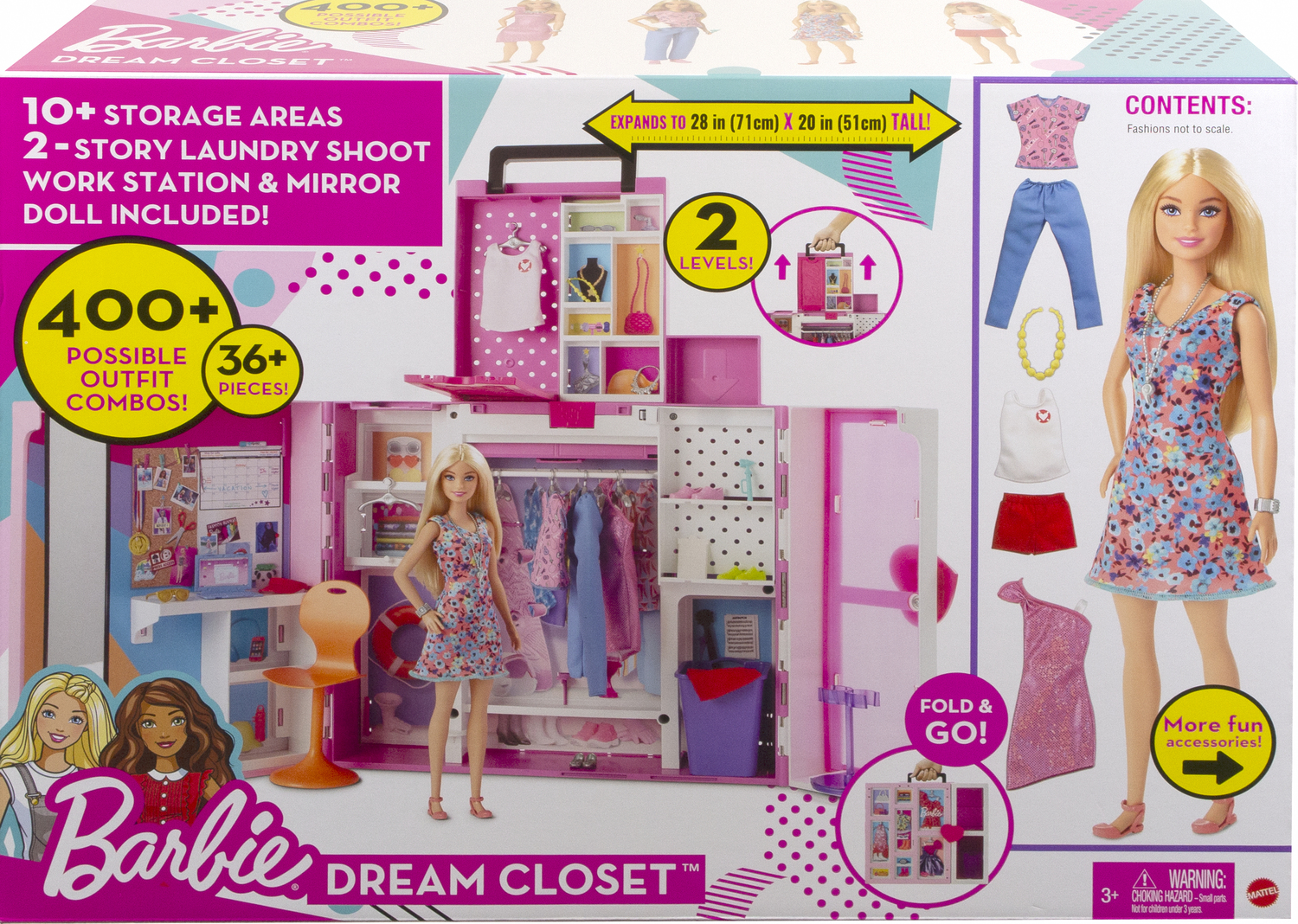 Barbie Dream Closet Doll And Playset - Toys To Love