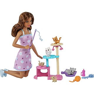 Barbie Kitty Condo Doll And Pets