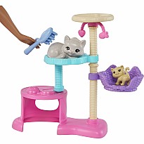 Barbie Kitty Condo Doll And Pets