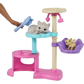 Barbie Kitty Condo Doll And Pets