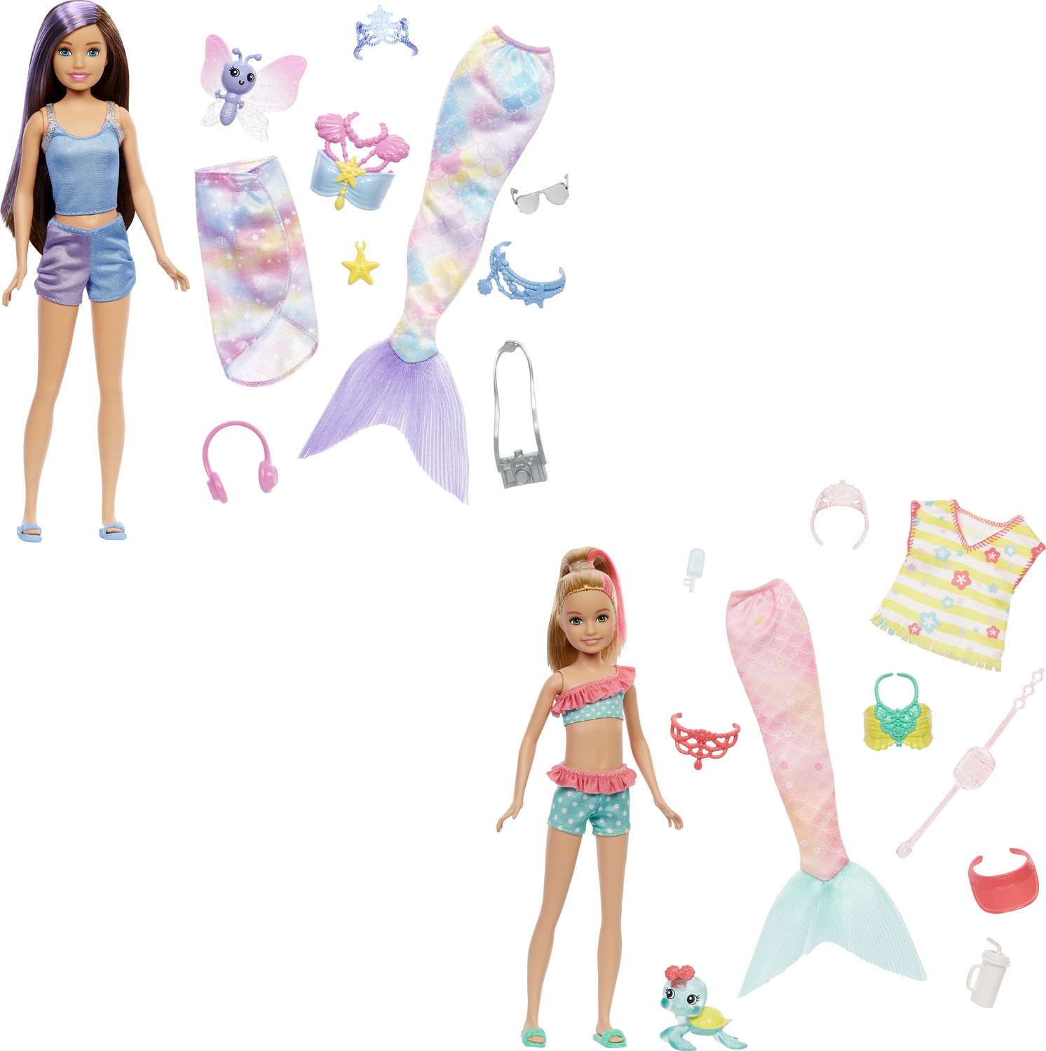 Barbie Mermaid Power Dolls, Fashions And Accessories