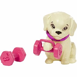 Barbie Doll with Puppy, Workout Outfit, Roller Skates and Tennis