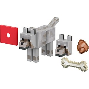 Minecraft DIAMOND LEVEL WOLF Figure