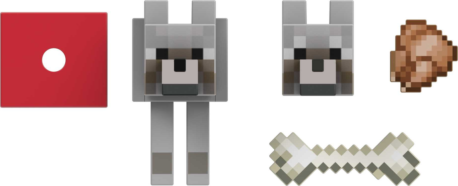 Minecraft DIAMOND LEVEL WOLF Figure