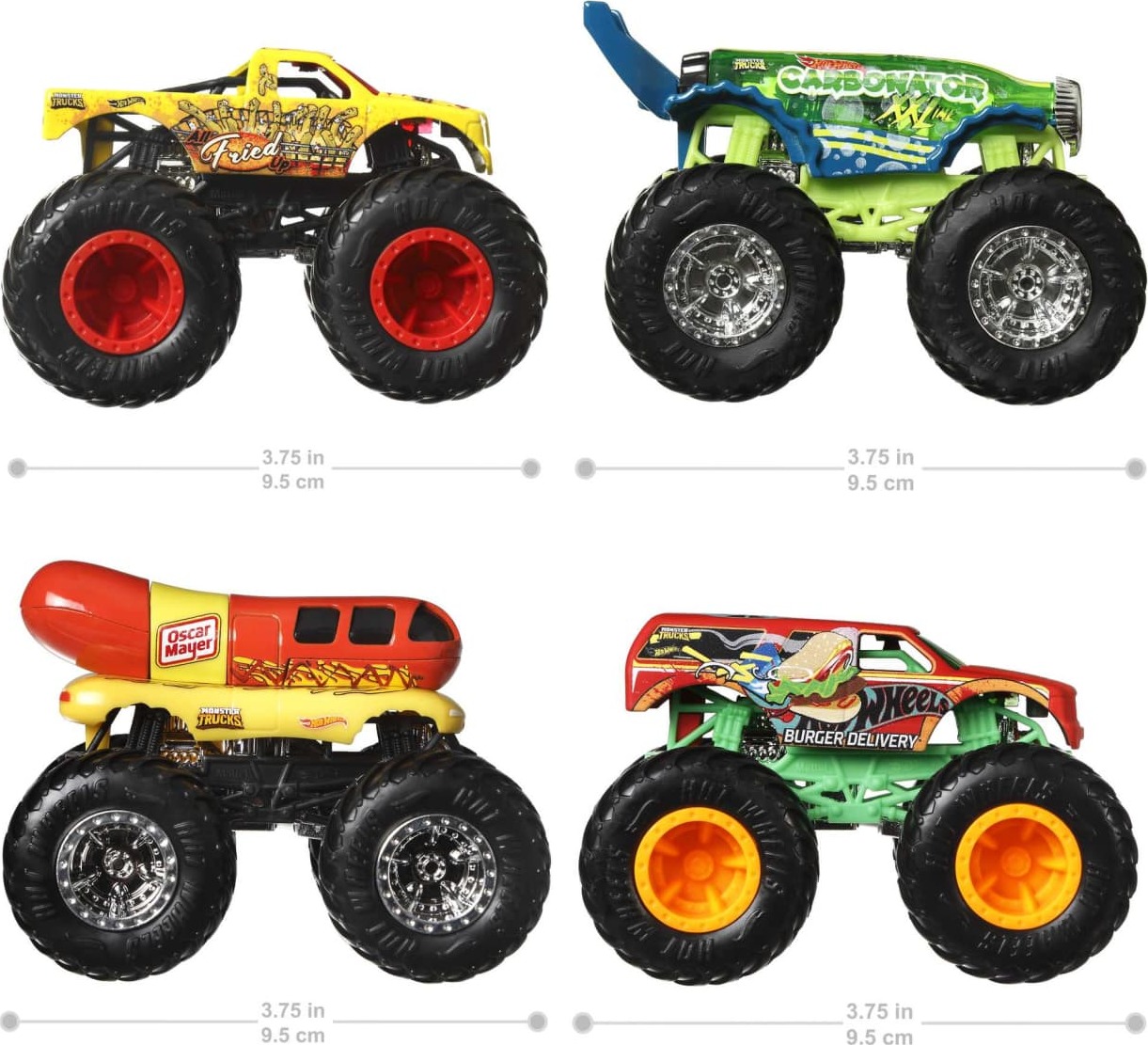 Hot Wheels Monster Trucks 4-Pack (assorted)