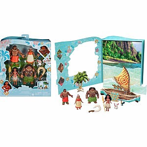 Disney Princess Toys, Moana Story Set, Gifts for Kids