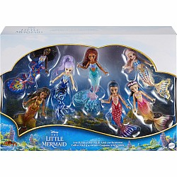 Mattel Disney The Little Mermaid Ariel & Sisters Small Doll Set