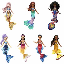 Mattel Disney The Little Mermaid Ariel & Sisters Small Doll Set