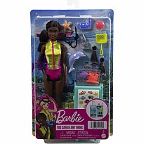 Barbie Marine Biologist Doll and Playset (Dark Skin Tone)