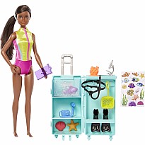 Barbie Marine Biologist Doll and Playset (Dark Skin Tone)