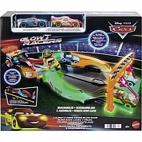 Disney Pixar Cars Disney and Pixar Cars Glow Racers Launch & Criss-Cross Glow Race Playset