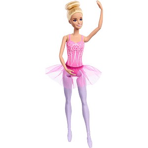 Barbie Ballerina Doll, Blonde Fashion Doll Wearing Purple Removable Tutu