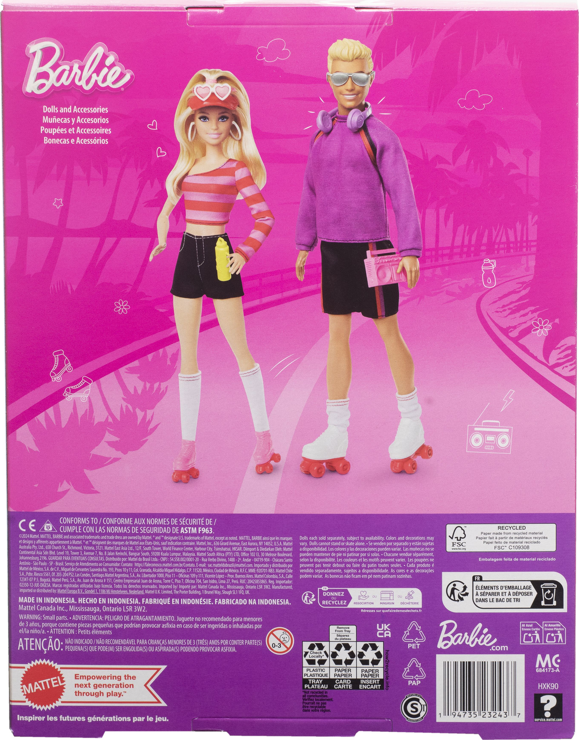 Barbie and Ken Fashionistas Dolls and Accessories