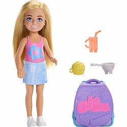 Barbie Chelsea Family & Friends Cupcake Baking Backpack Doll And Accessories