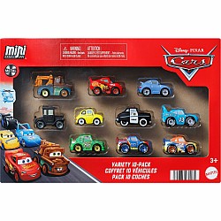 Disney Pixar Cars Disney and Pixar Cars Mini Racers 10-Pack, Set of 10 Toy Vehicles from the Movie (Styles May Vary)