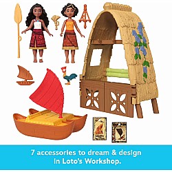 Disney Moana 2: Moana & Loto's Workshop Playset