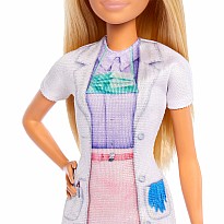 Barbie Dentist Doll with Blonde Fashion Doll, 1 Kid Doll, Medical Doctor Furniture & Accessories