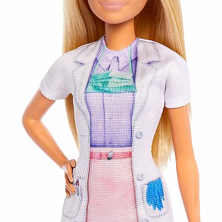 Barbie Dentist Doll with Blonde Fashion Doll, 1 Kid Doll, Medical Doctor Furniture & Accessories